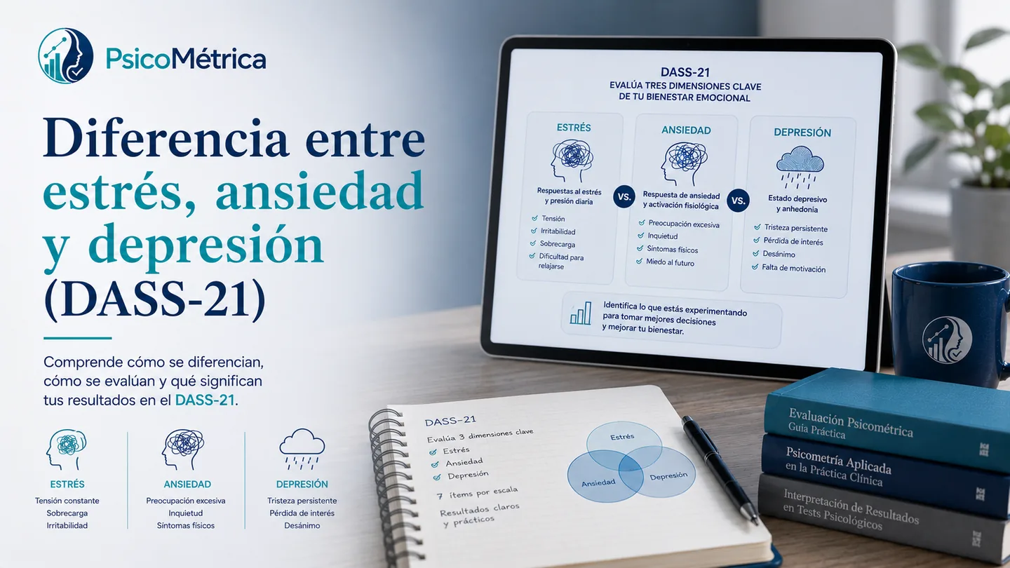 Diferencia entre estrés, ansiedad y depresión